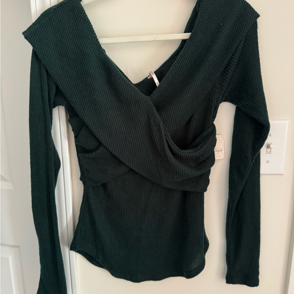 Free People Marley Off Shoulder Sweater Top